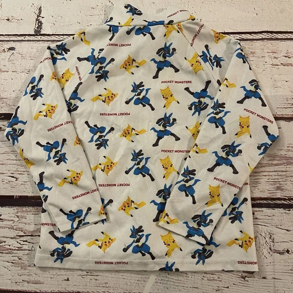 Pokemon‎ Pocket Monster Pikachu x Lucario Long Sleeve Size 5 Boys